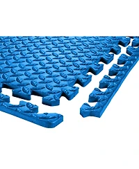 Sorbus 24 Sq Ft Blue Eva Foam Interlocking Exercise Mat, 6-Tile