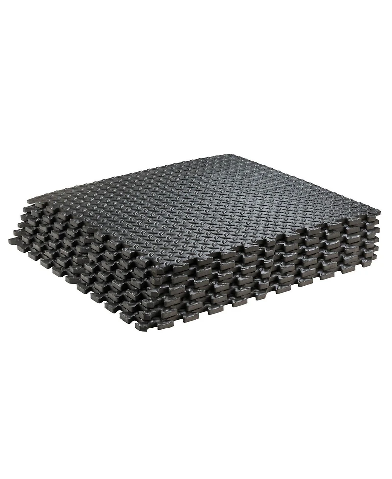 Sorbus 24 Sq Ft Blue Eva Foam Interlocking Exercise Mat, 6-Tile