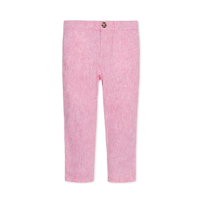 Hope & Henry Big Boys Heirloom Linen Suit Pant