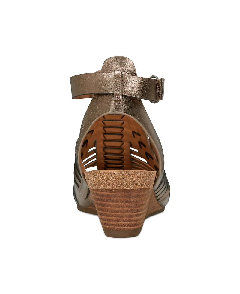 Earth Women's Hattie Fisherman Wedge Sandals
