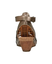 Earth Women's Hattie Fisherman Wedge Sandals