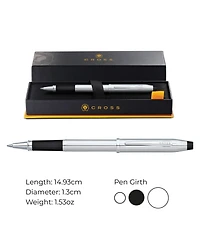 A. T. Cross A.t. Cross Century Ii Lustrous Chrome with Polished Chrome Appointments Selectip Rollerball Pen