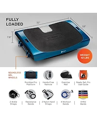 Lifepro Rumblex 4D Pro Vibration Plate - Whole Body Vibration Exercise Machine for Weight Loss, Toning & Wellness, Accessories