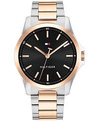 Tommy Hilfiger Men's Quartz Two-Tone Stainless-Steel Bracelet Watch