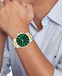 Tommy Hilfiger Men's Quartz Two-Tone Stainless-Steel Bracelet Watch