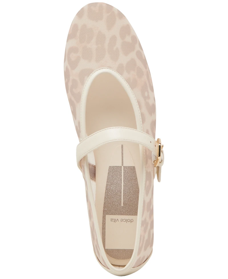Dolce Vita Women's Roslyn Mesh Mary Jane Flats