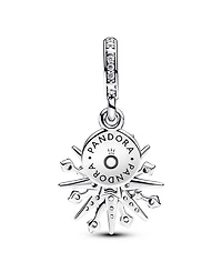 Pandora Sparkling Firework Double Dangle Charm