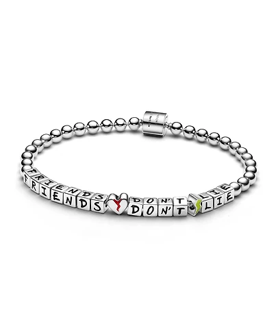 Pandora Sterling Silver Stranger Things Friends Don't Lie Bracelet