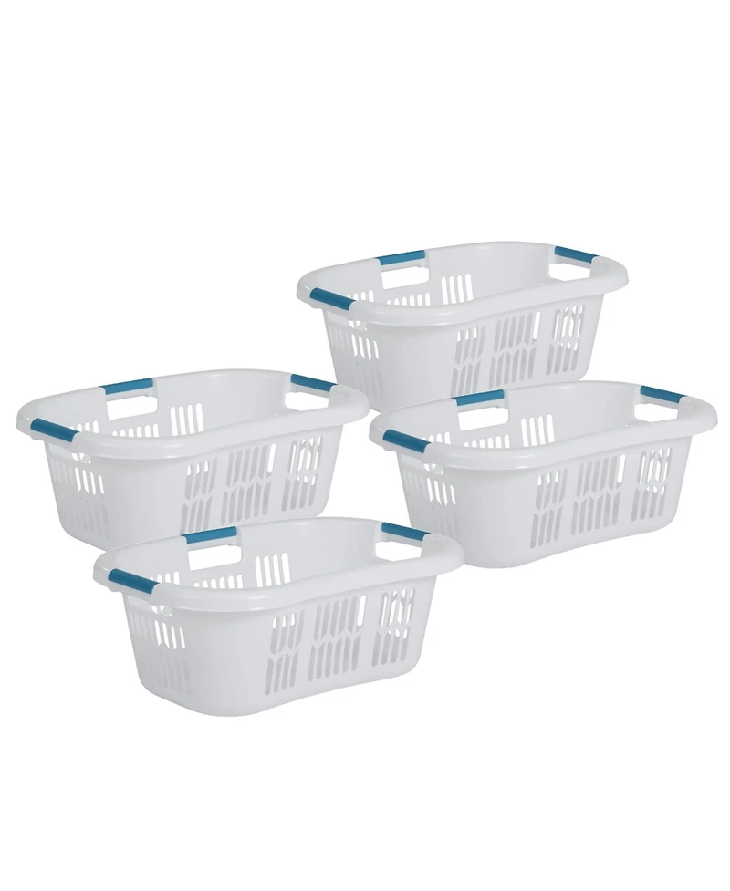 Rubbermaid 2.1-Bushel Small Hip-Hugger Plastic Laundry Basket