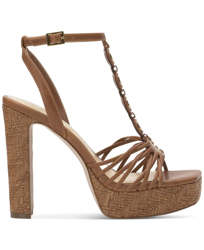 Jessica Simpson Women's Colero Coin Strappy Platform Sandals