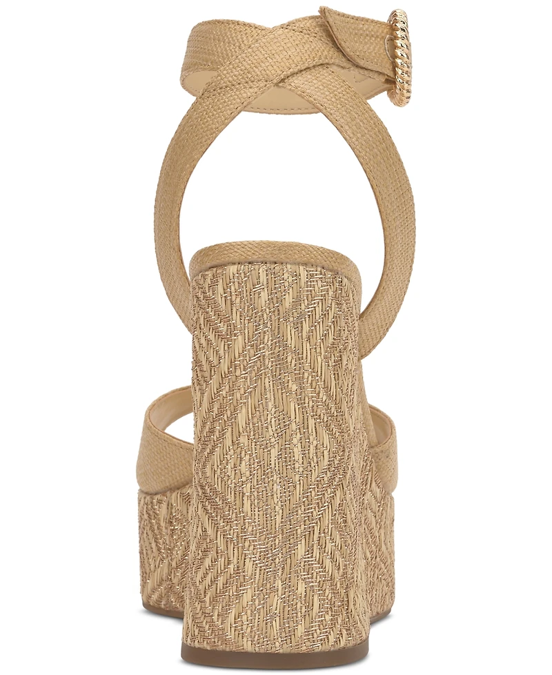 Jessica Simpson Women's Kamindi Ankle-Strap Platform Wedge Sandals