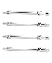 Rev-a-Shelf 12" Extendable Metal Closet Valet Rod, Chrome, Cvr-12-cr (4 Pack)