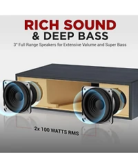 Pyle Home Dvd Stereo System with Wireless Microphones, Bluetooth, and Cd/Dvd Player