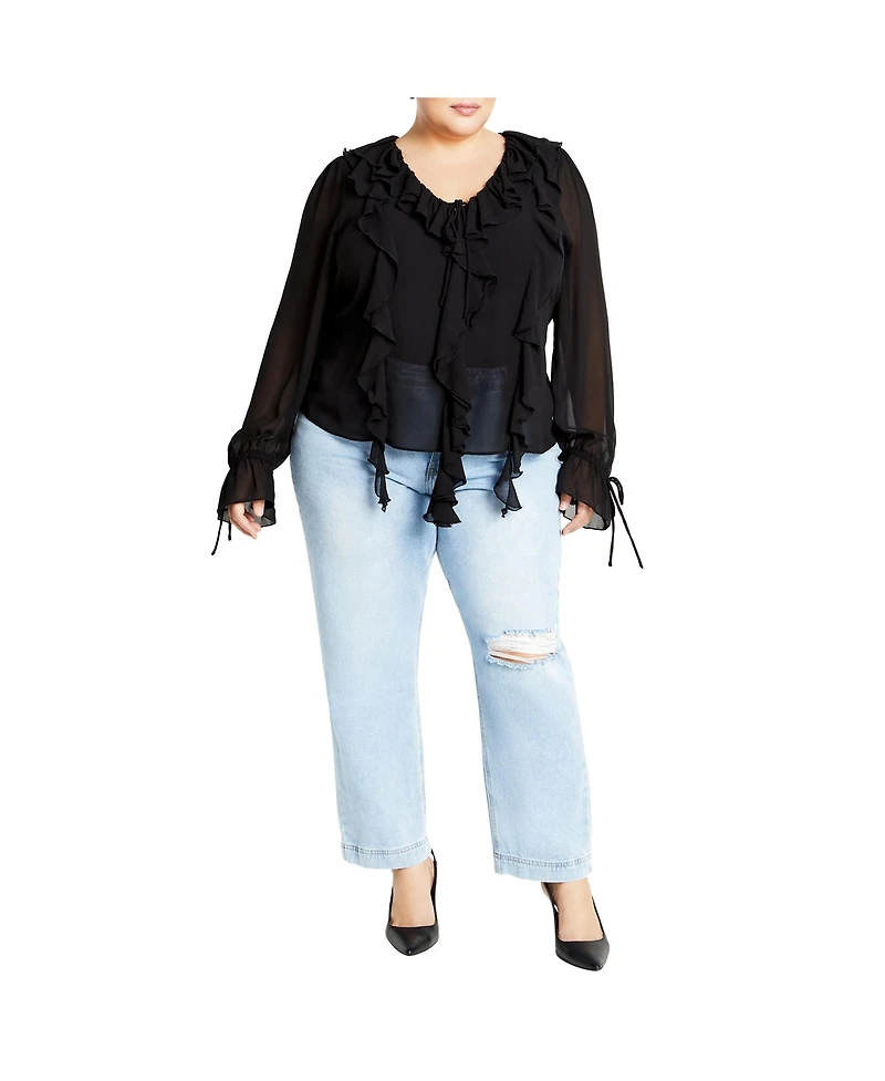 City Chic Plus Felix Top