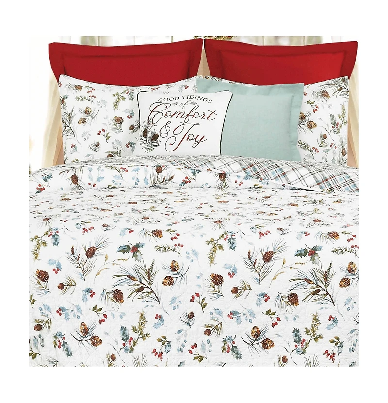 C&F Home Seaglass Flange Throw Pillow