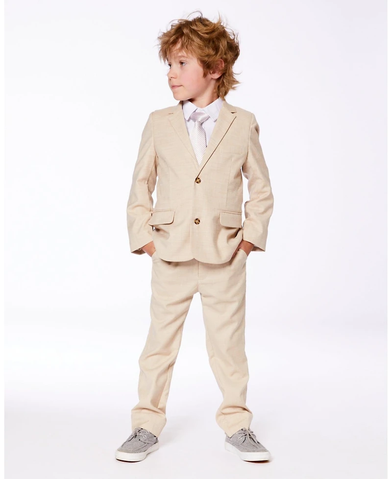 Deux par Toddler Boys Slant Pocket Pants Light Taupe - Toddler|Child