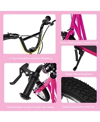 Height Adjustable Kid Kick Scooter with 12 Inch Air Filled Wheel