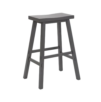 Liberty Furniture 30 Inch Sawhorse Stool- Gray