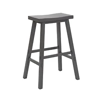 Liberty Furniture 30 Inch Sawhorse Stool- Gray