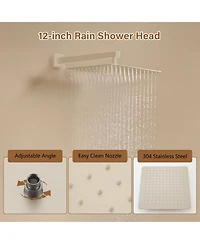 Casainc 12 Inch 304 Stainless Steel Rain Shower Head