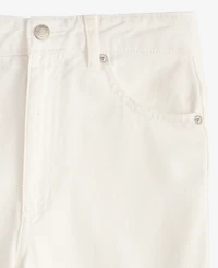With Jules Big Girls Cotton Wide-Leg Cargo Jeans