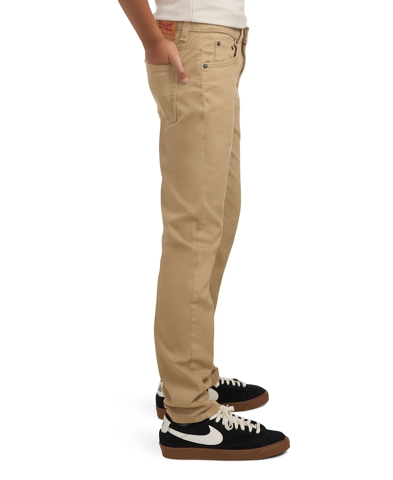 Levi's Big Boys 511 Slim Fit 5-Pocket Sueded Pants
