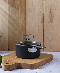 Cristel Castel Pro Ultralu 1.5-Qt Nonstick Saucepan With Lid
