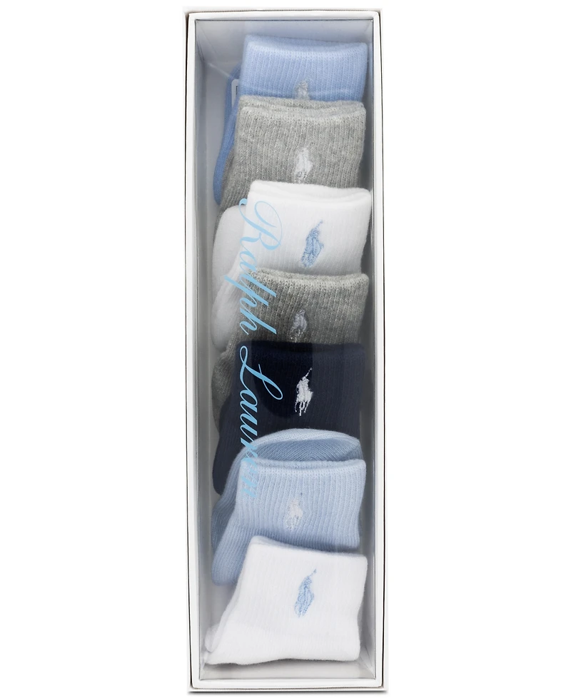 Polo Ralph Lauren Baby Boys Polo Essential Socks, Pack of 7