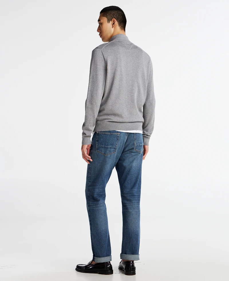 Tommy Hilfiger Men's Essential Quarter-Zip Pullover Knit Sweater