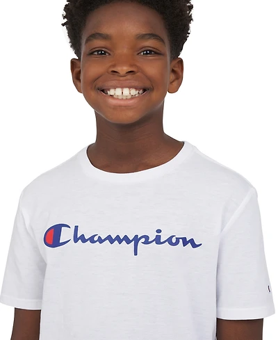 Champion Big Boys Signature Logo T-Shirt