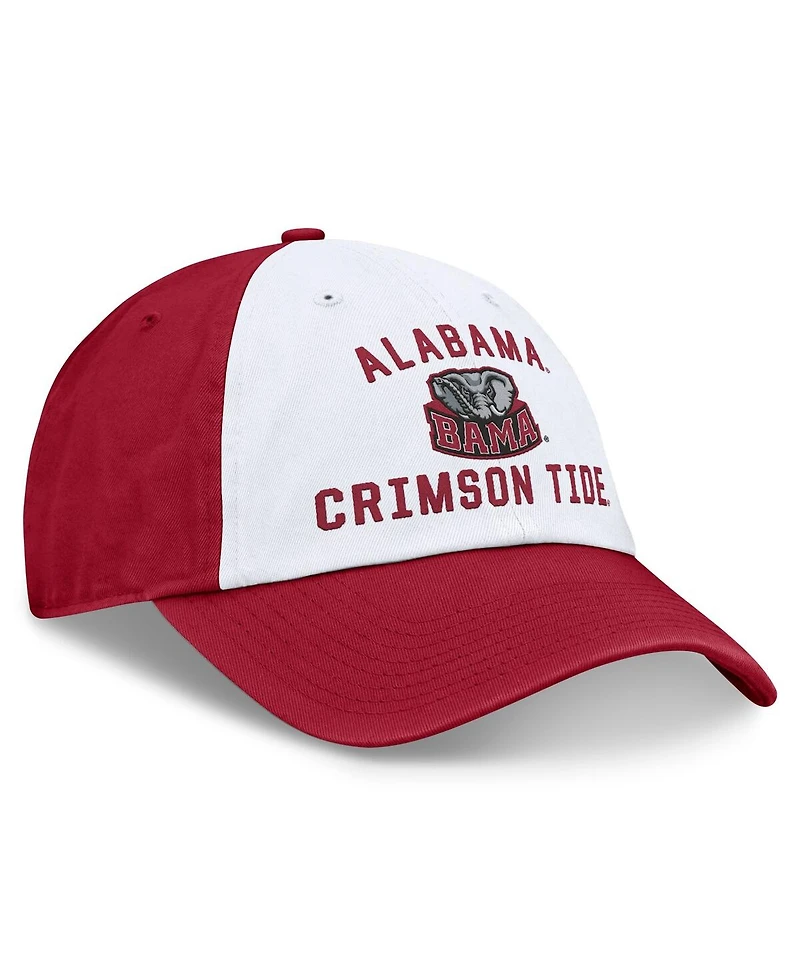 Top of the World Men's White/Crimson Alabama Crimson Tide Heritage Weston Adjustable Hat
