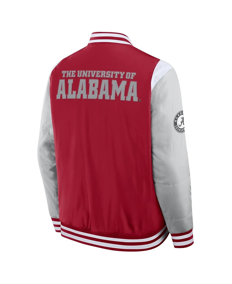 Fanatics Men's Crimson Alabama Crimson Tide Elements Elite Full-Snap Jacket