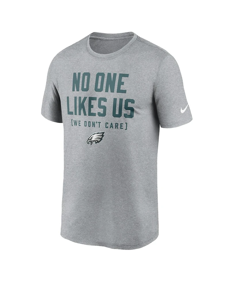 Nike Men's Heather Gray Philadelphia Eagles Hometown Legend Performance T-Shirt