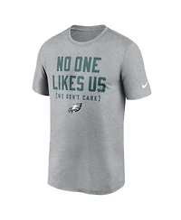 Nike Men's Heather Gray Philadelphia Eagles Hometown Legend Performance T-Shirt