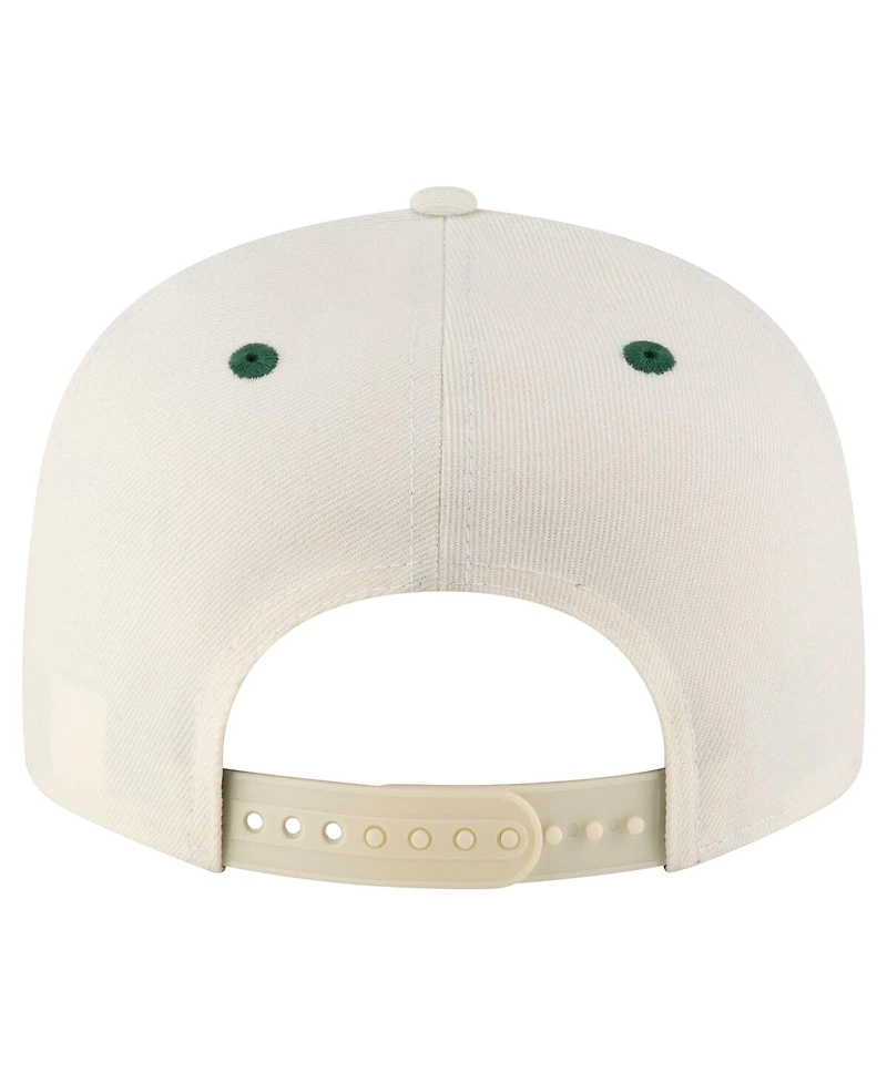 New Era Men's Cream/Hunter Green Team Usa Chrome 9FIFTY Snapback Hat