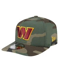 New Era Men's Camo Washington Commanders Woodsy 9FIFTY Snapback Hat