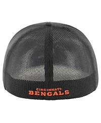 '47 Brand Men's Black Cincinnati Bengals Blackball Trophy Flex Hat