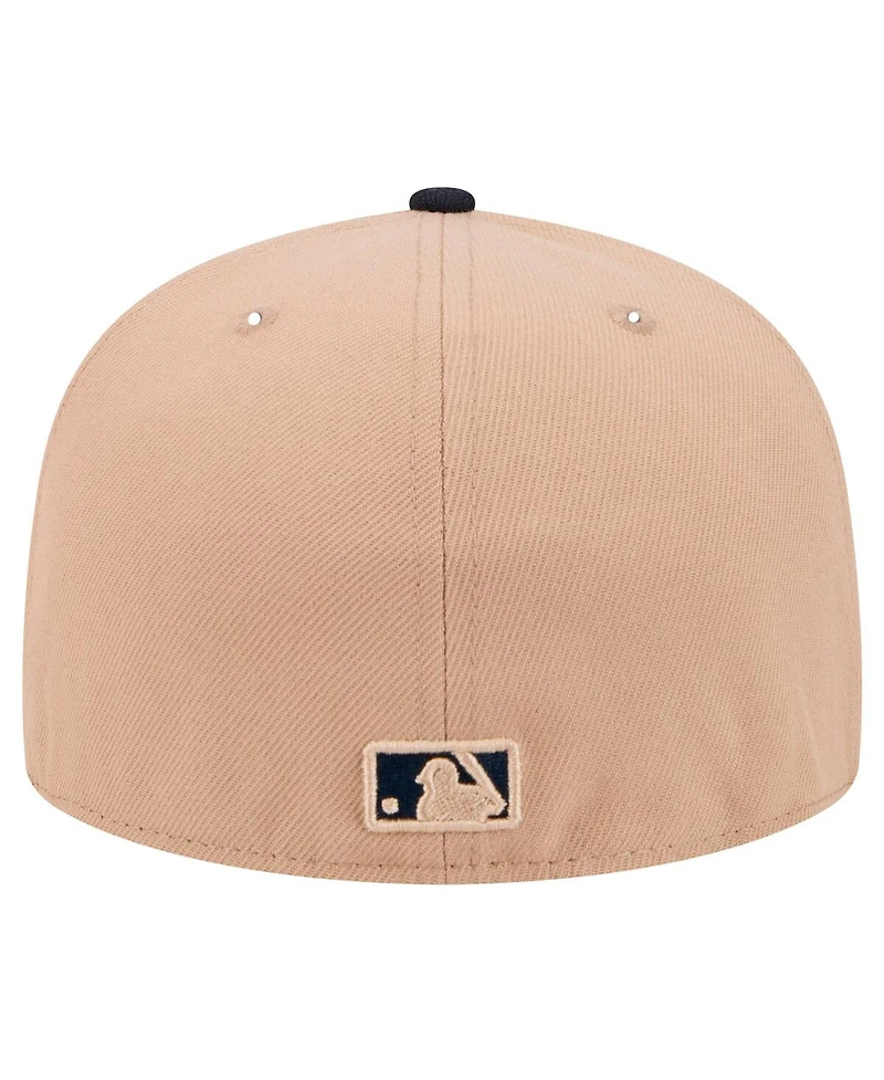 New Era Men's Khaki Houston Astros 59FIFTY Fitted Hat