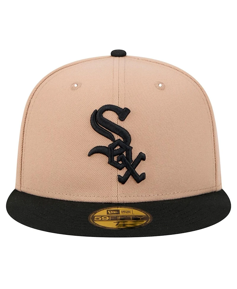 New Era Men's Khaki Chicago White Sox 59FIFTY Fitted Hat