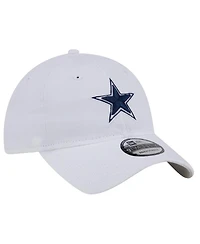 New Era Men's White Dallas Cowboys Main 9TWENTY Adjustable Hat