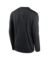 Nike Men's Georgia Bulldogs Alternate Logo Lockup Legend Performance Long Sleeve T-Shirt