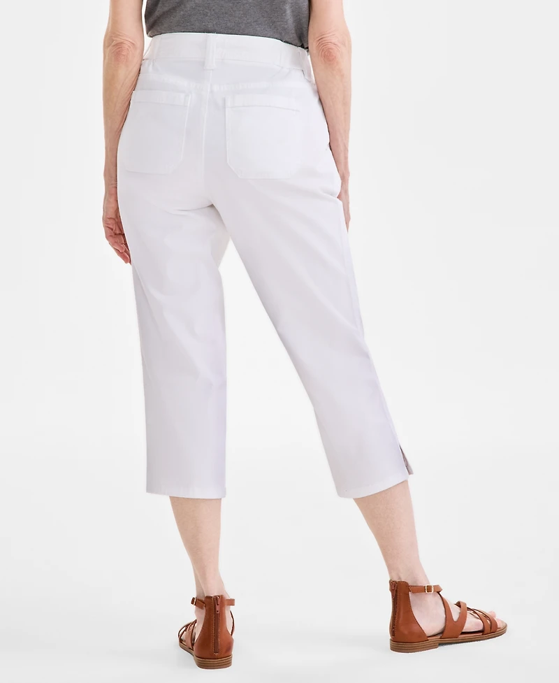 Style & Co Women's Mid-Rise Comfort Waist Capri Pants, Regular Petite, Exclusively at Macy's