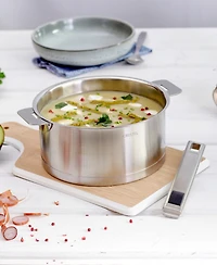 Stainless Steel Quart Strate Saucepan with Lid