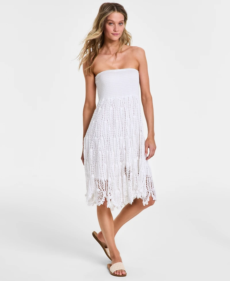 Raviya Women's Crochet Convertible Cover-Up