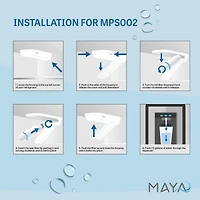 Maya LT1000P Water Filter Replacement, Compatible with: Lg ADQ747935, MDJ64844601, LMXS28626D, LT1000PC, Lt-1000PC Kenmore 46-9980, 469980
