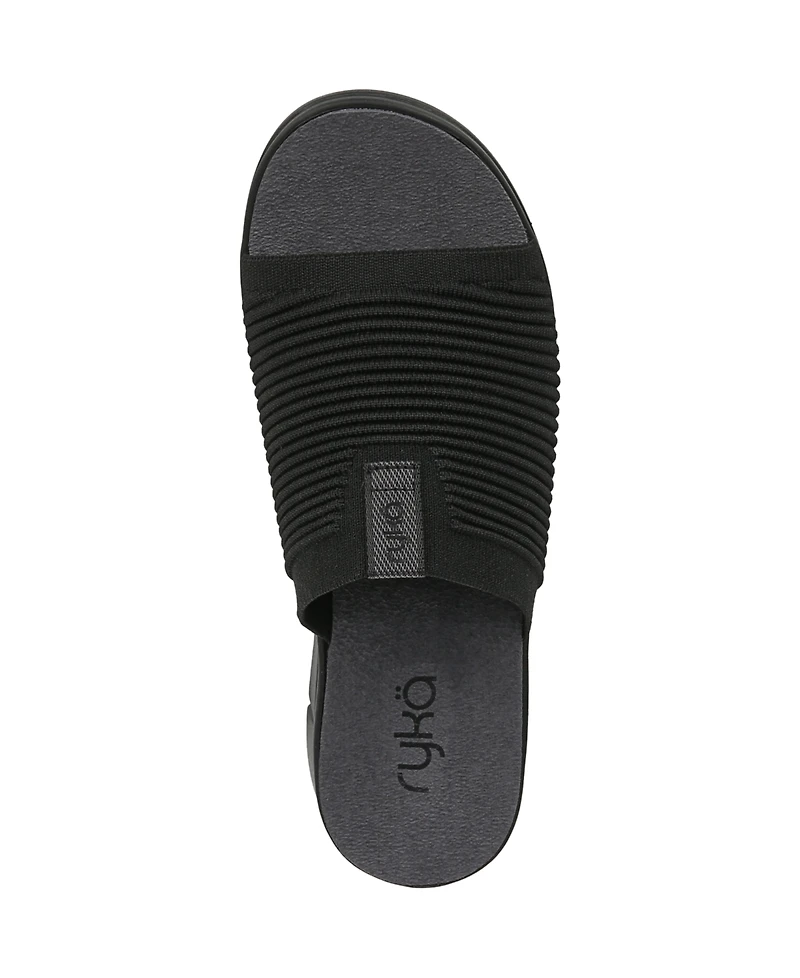 Ryka Women's Epic Slide Wedge Sandals