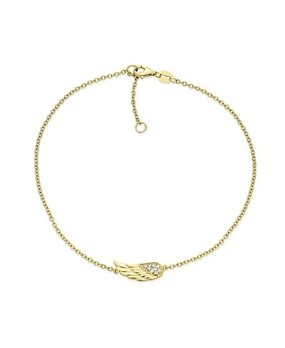 Bling Jewelry Spiritual Guardian Angel Wing Anklet Ankle Bracelet Sterling Silver