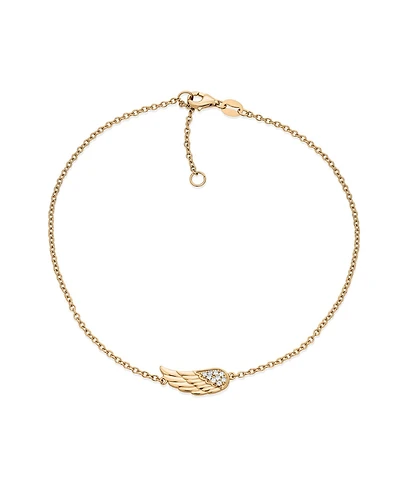 Bling Jewelry Spiritual Guardian Angel Wing Anklet Ankle Bracelet Sterling Silver