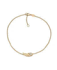 Bling Jewelry Spiritual Guardian Angel Wing Anklet Ankle Bracelet Sterling Silver
