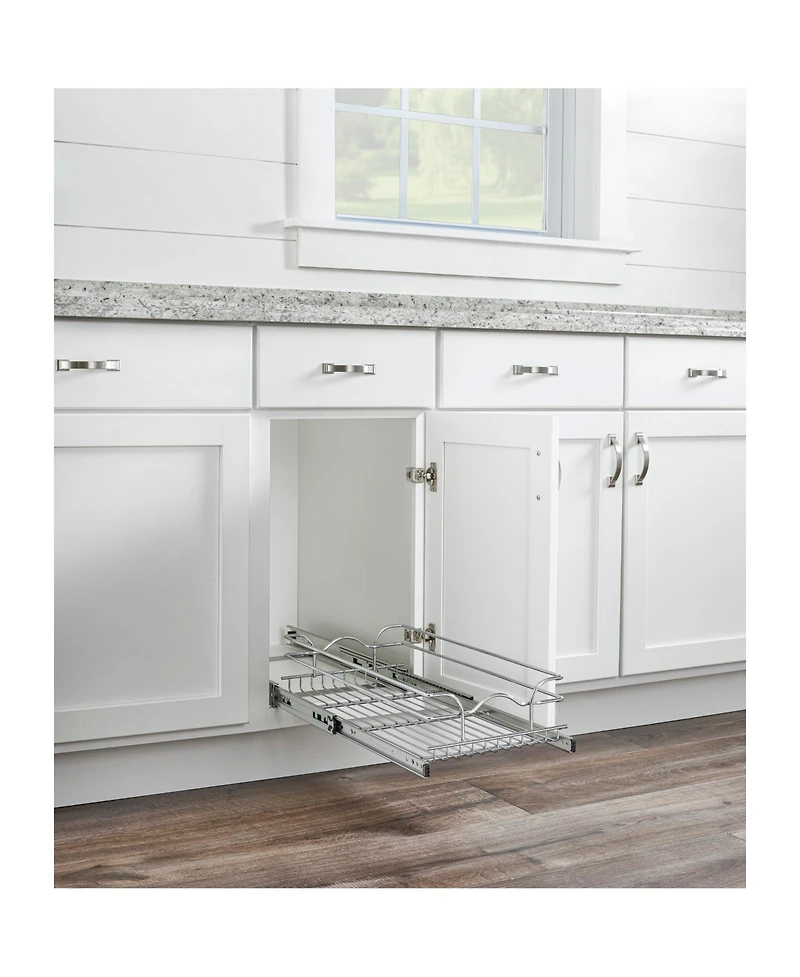 Rev-a-Shelf 5WB1-1222CR-1 12"x22" Single Pull Out Basket (Refurbished)
